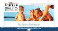 Desktop Screenshot of defamilias.com